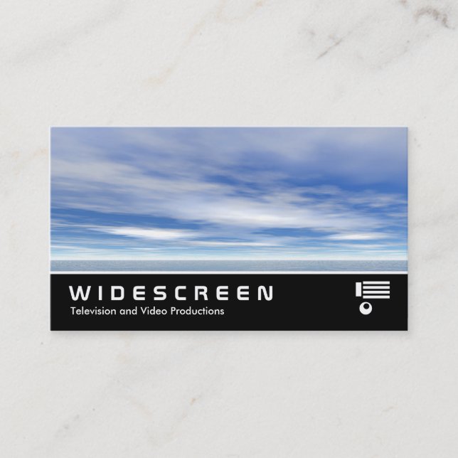Widescreen 275 - Sea and Sky Business Card (Front)