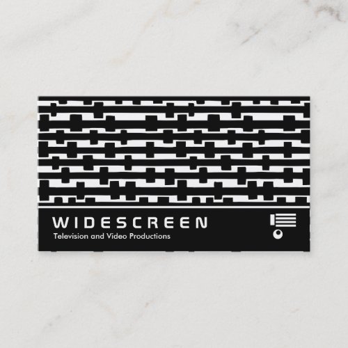 Widescreen 303 _ Abstract Lines Business Card