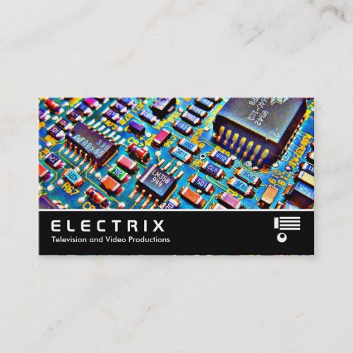 Widescreen 315 - Electronics Business Card Template