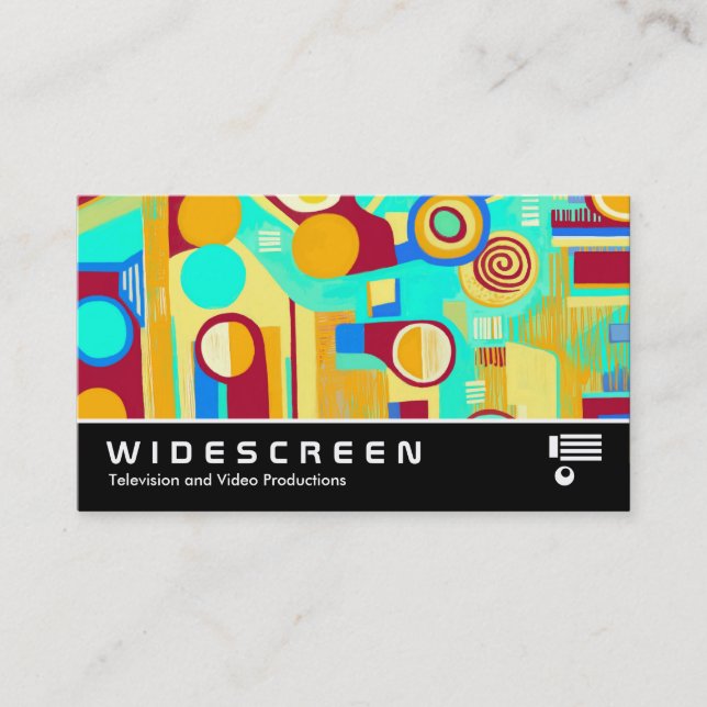 Widescreen 334 - Abstract 120711 Business Card (Front)