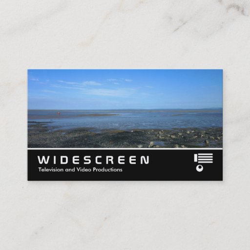 Customizable Widescreen 343 - Severn Estuary at Penarth II Business Cards
