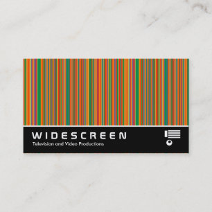 Widescreen 382 - Colorful Stripes 02 Business Card