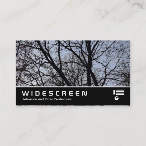 Widescreen 383 _ Silhouetted Branches Business Card