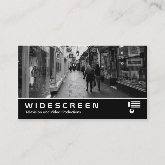 Widescreen 403 - Shopping Arcade Business Card (Front)