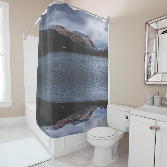 widescreen dramatic shower curtain (In Situ)