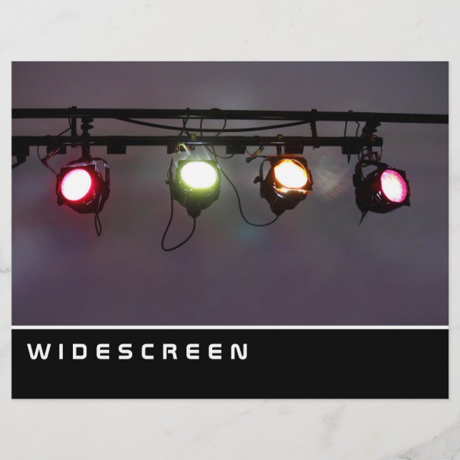 Widescreen - Row of Spotlights Flyer (Front)