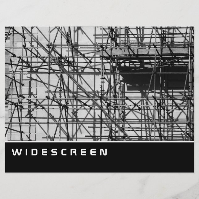 Widescreen - Scaffolding Flyer (Front)