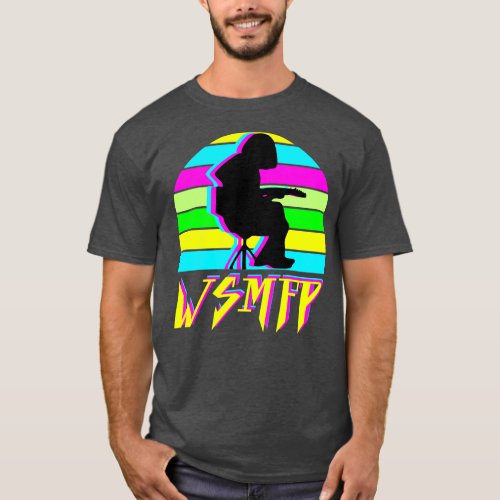 Widespread Panic Houser 80s Neon Sunset T_Shirt