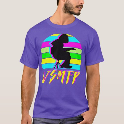 Widespread Panic Houser 80s Neon Sunset T_Shirt