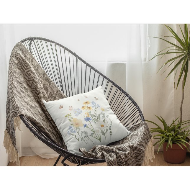 Widflower Throw Pillow (Creator Uploaded)