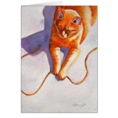 Widget Orange Tabby String Theory Cards (Front)