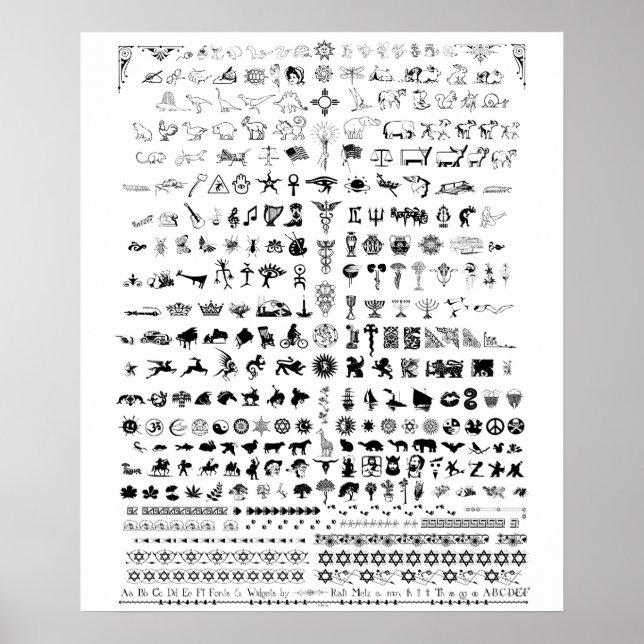 Widget Wall Poster (Front)