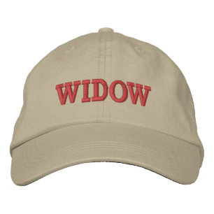 WIDOW EMBROIDERED BASEBALL CAP