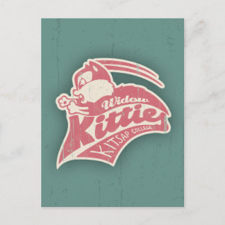 Widow Kitties Team Logo Postcard