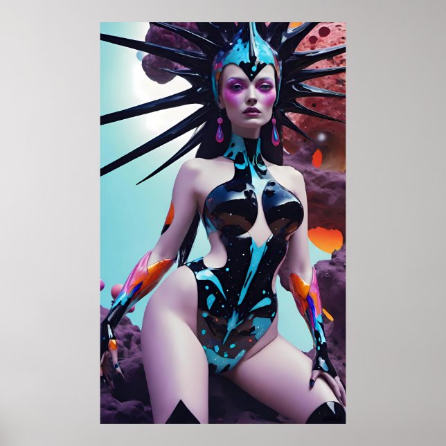 Widow Queen of the Scrum Run Poster (Front)