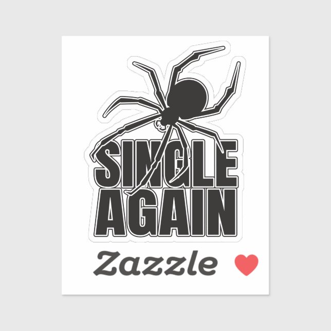 Widow Spider Venomous Spiders – Arachnology Geek Sticker (Sheet)