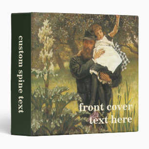 Widower by Tissot, Vintage Victorian Portrait Art Binder