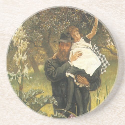 Widower by Tissot Vintage Victorian Portrait Art Coaster