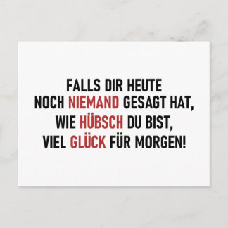 WIE HÜBSCH DU BIST HOLIDAY POSTCARD