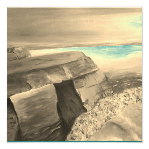 Wied-il Mielah Gozo Acrylic Painting Photo Print