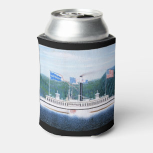 Wiehawken steam ferry 1868 can cooler