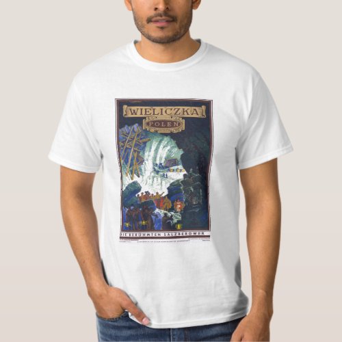 Wieliczka Polen  Poland Travel Salt Mine Art T_Shirt