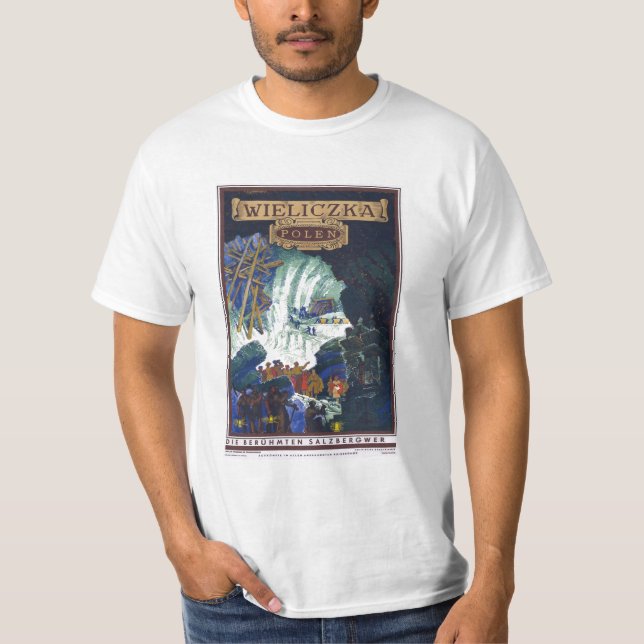 Wieliczka Polen / Poland Travel Salt Mine Art T-Shirt (Front)