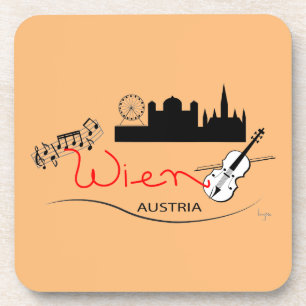 Wien, Austria - Österreich Beverage Coaster