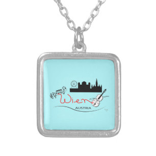 Wien, Austria - Österreich Silver Plated Necklace
