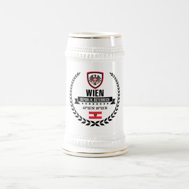 Wien Beer Stein (Center)