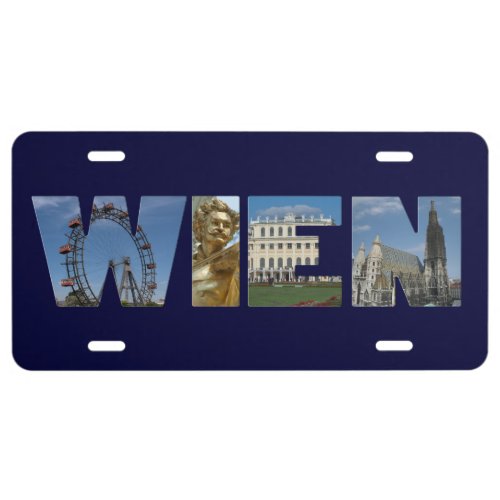 Wien License Plate