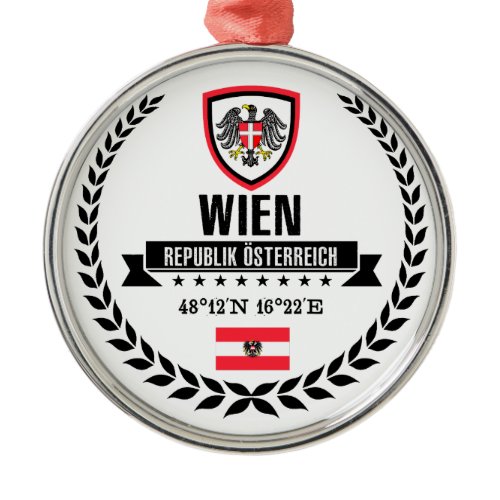 Wien Metal Ornament