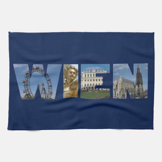 Wien Tag Vienna Austria Towel (Horizontal)