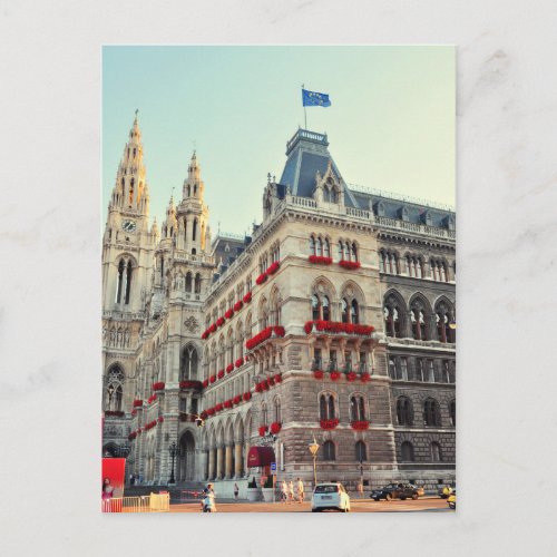 Wien Town Hall architecture Postcard