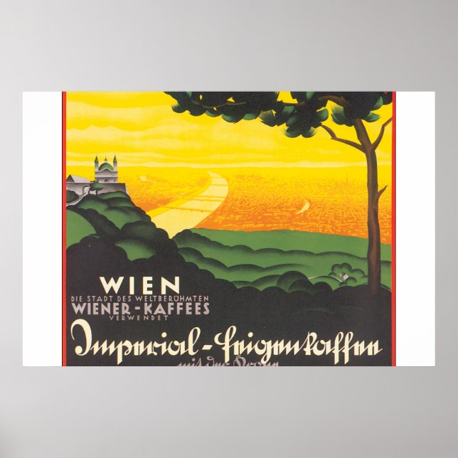 Wien_Vintage Travel Poster Artwork (Front)
