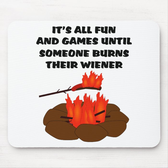 Wiener Burn Mousepad