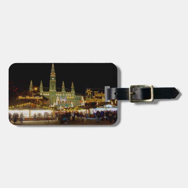 Wiener Christkindlmarkt Luggage Tag (Front Horizontal)