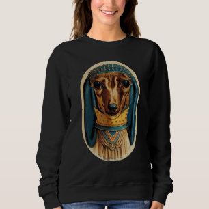 Wiener Dog Ancient Retro Dachshund 8 Sweatshirt