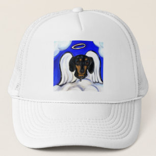 Wiener Dog Angel Trucker Hat