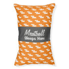 Wiener Dog Bed with Name and Text