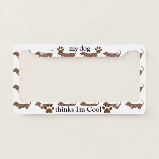 Wiener Dog | Dachshund | Hound Dog License Plate Frame