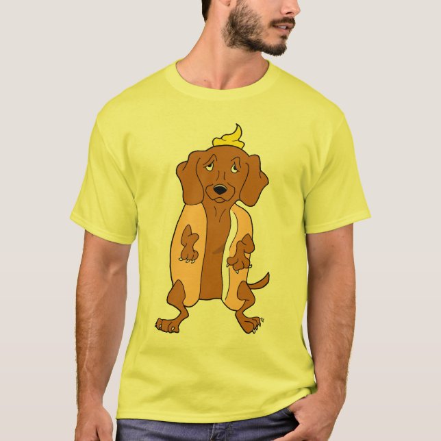 Wiener Dog Dachshund T-Shirt (Front)