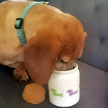 Wiener Dog Dachshund Treat Jar Personalize at Zazzle