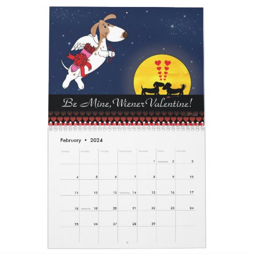 Wiener Dog Fun To Go Calendar Zazzle