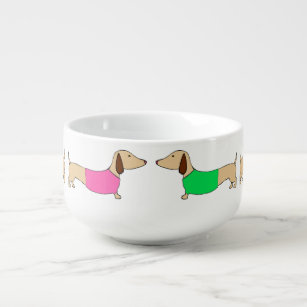 dachshund dinnerware