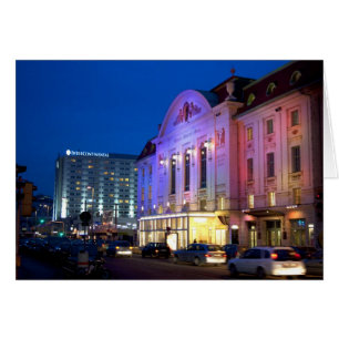 Wiener Konzerthaus At Night Cards