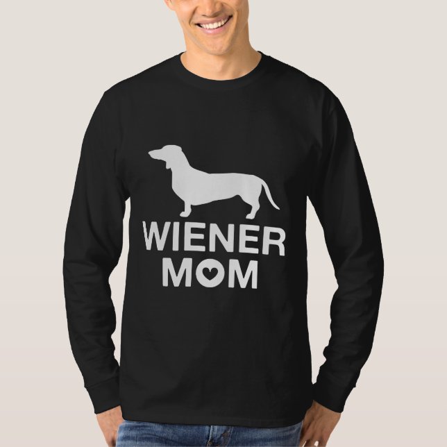Wiener Mom Dachshund T-Shirt (Front)