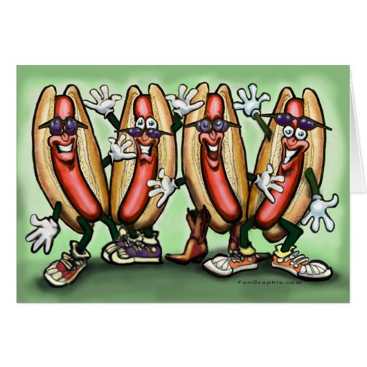 Wiener Party Cards (Front Horizontal)