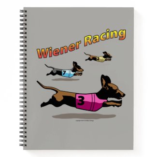 Wiener Racing spiral notebook