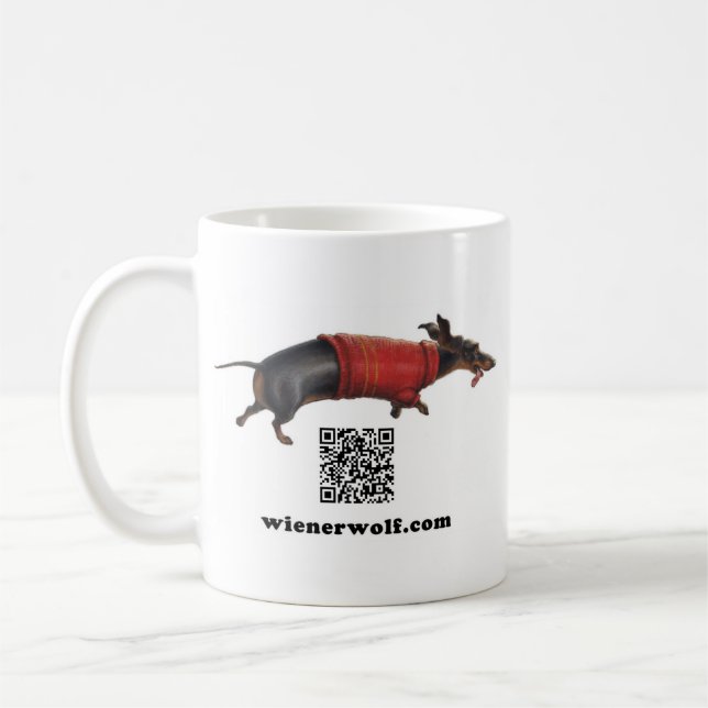 Wiener Wolf Mug 2 (Left)